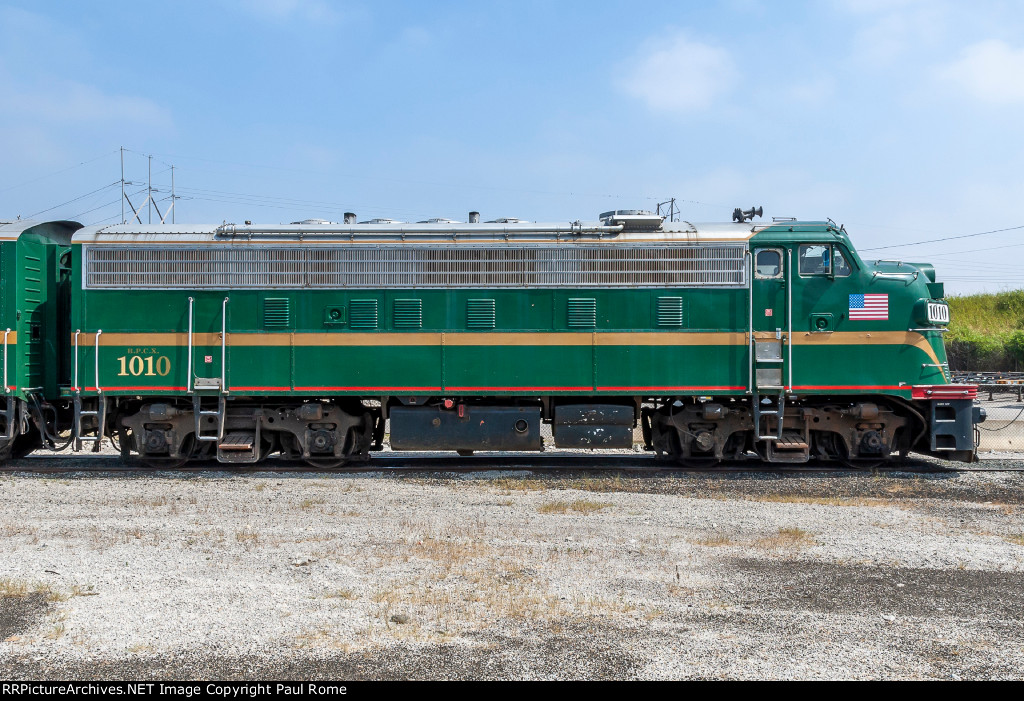 RPCX 1010, EMD F9HA ex BO F7A 937, RailCruise America Excursion Train at KCS Knoche Yard 